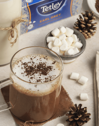 Chocolat chaud au Earl Grey